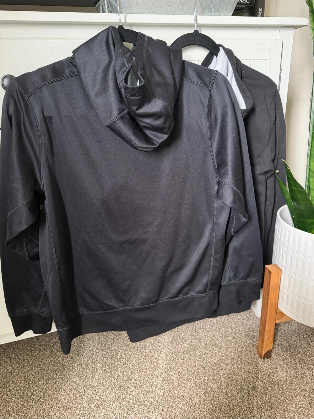 Nike and Champion Black Youth Pullover Hoodies